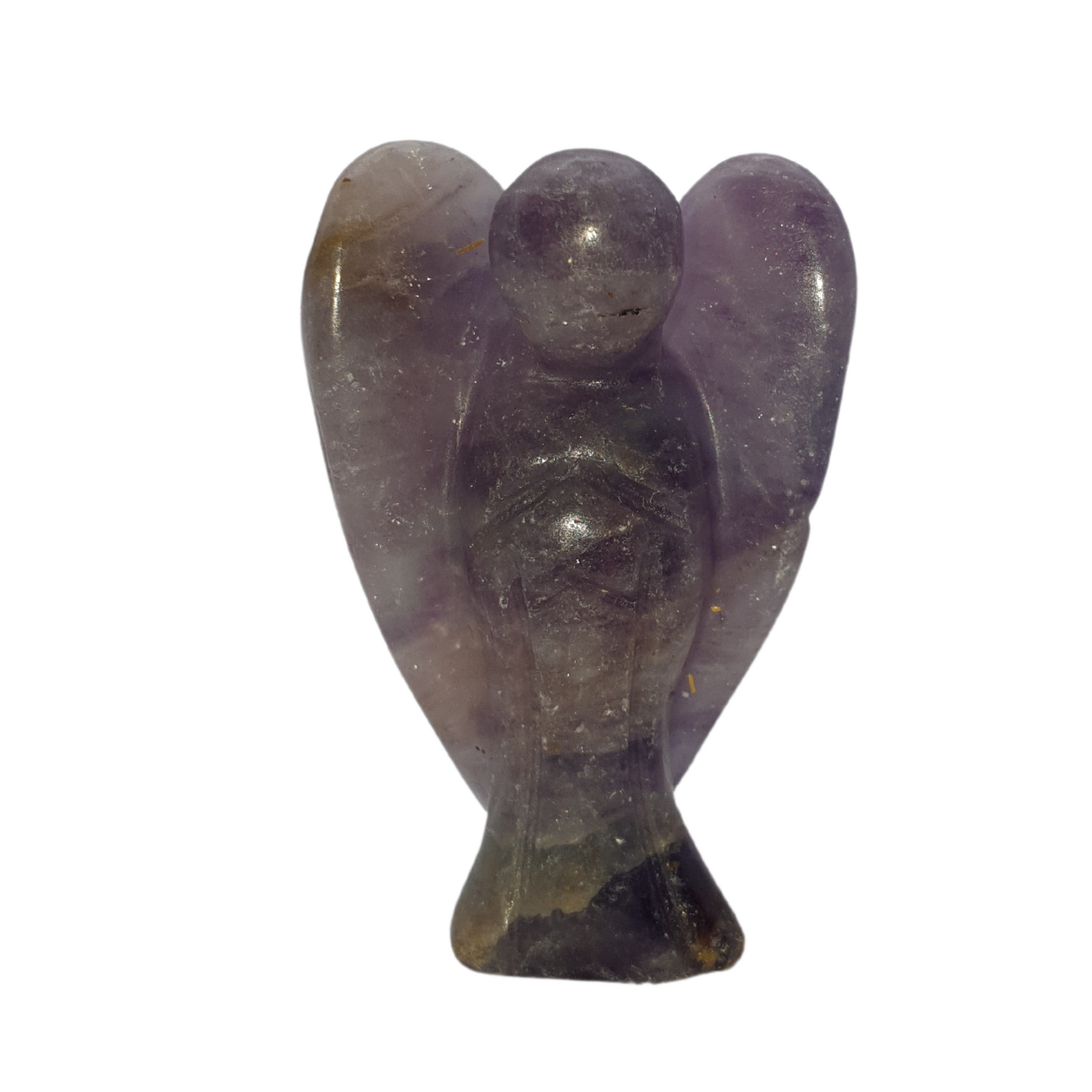 Amethyst Pocket Angel 3.5cm High Purple crystal