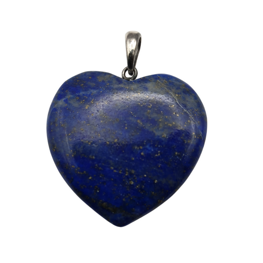 Lapis Lazuli Sterling Silver Heart Pendant