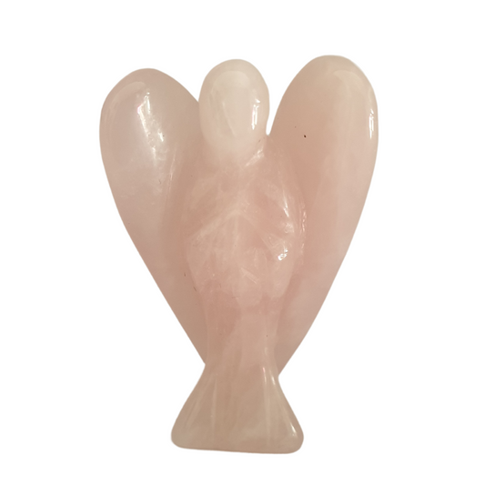 Rose Quartz Pocket Angel 3.5cm high 