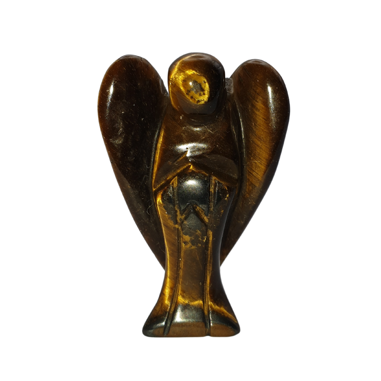 Tiger's Eye Pocket Angel 3.5cm high