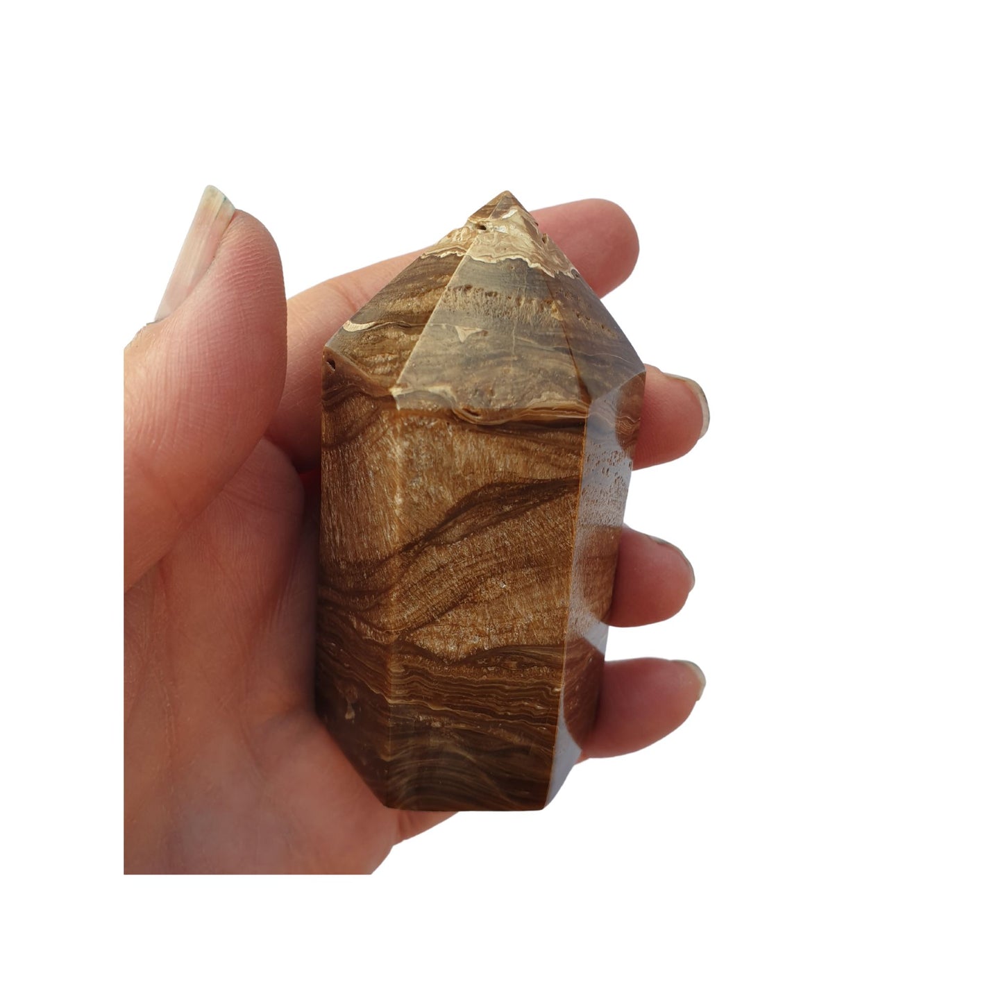 Aragonite Polished Point