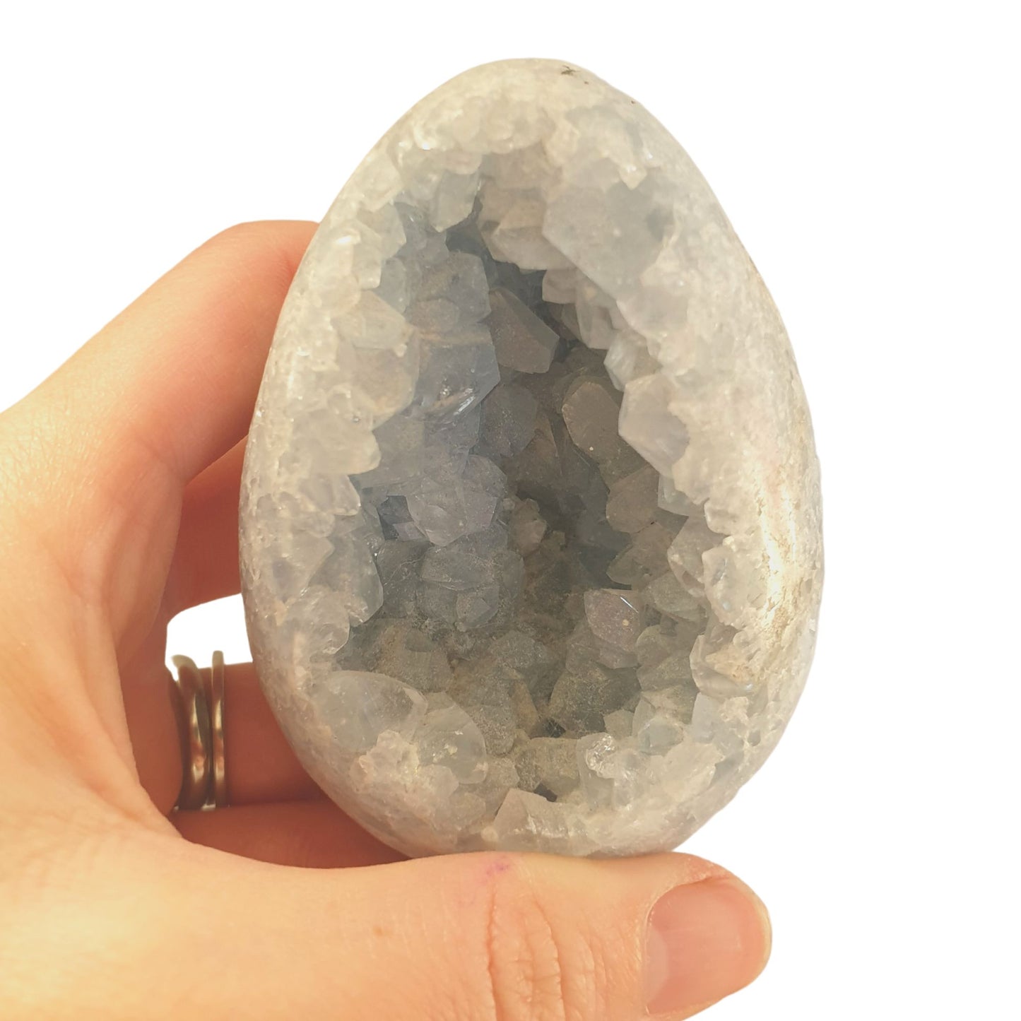 Celestite Cluster Egg