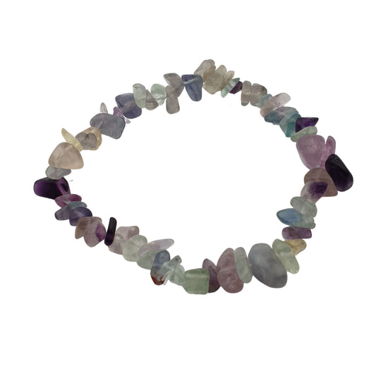 Fluorite Chip Bracelet