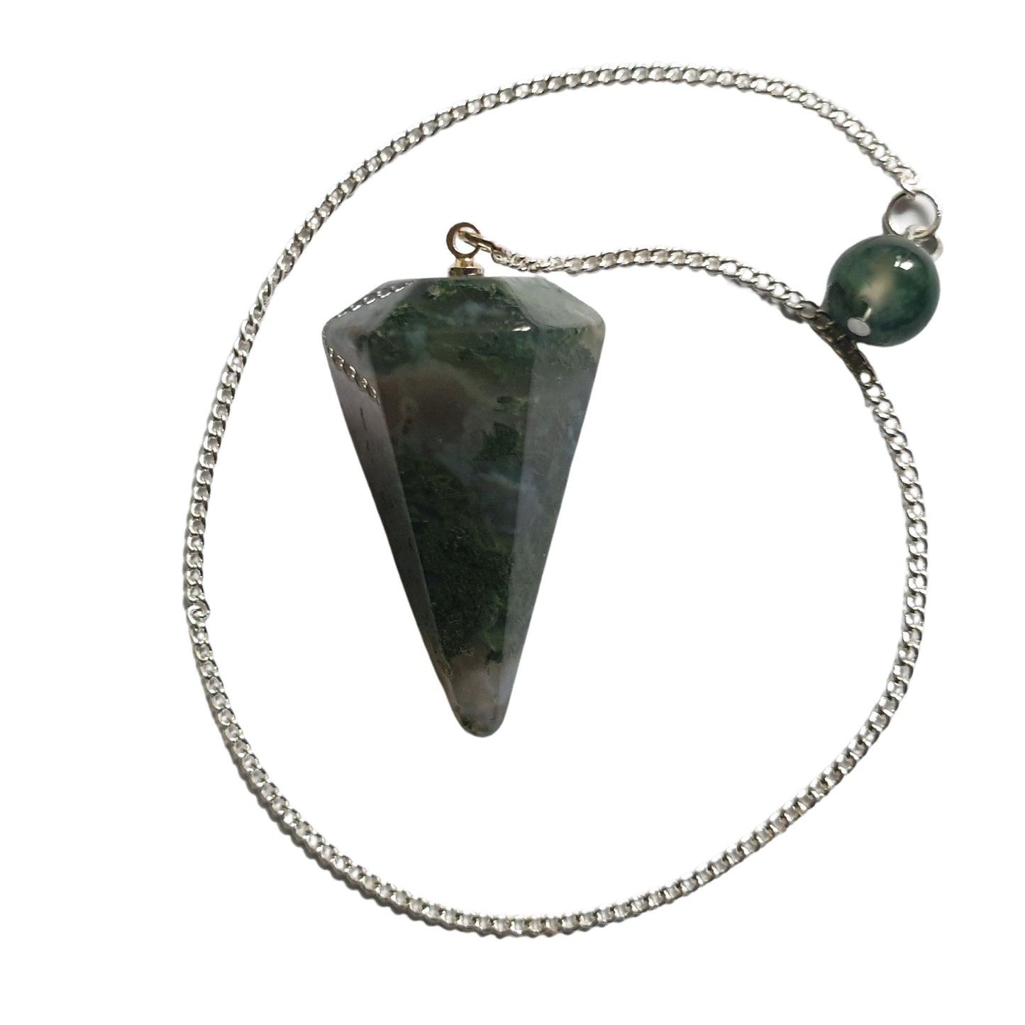 Moss Agate Pendulum