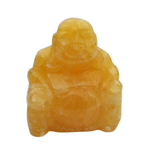 Orange Calcite Buddha