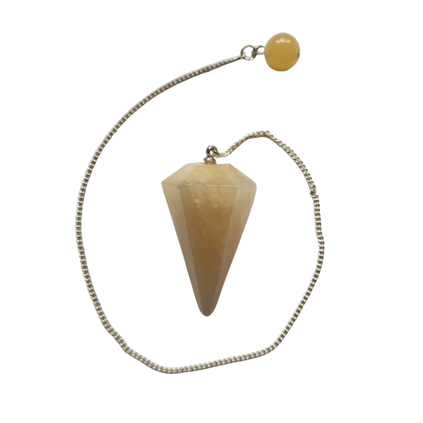 Orange Calcite Pendulum