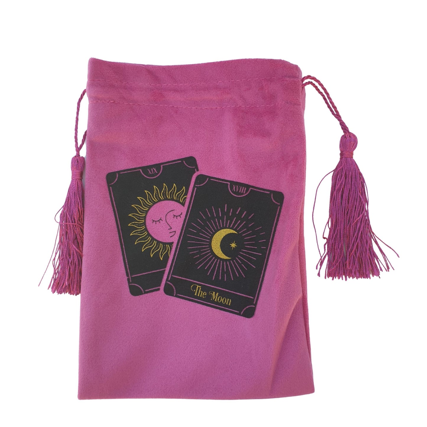 Tarot or Oracle Card Bag - Pink