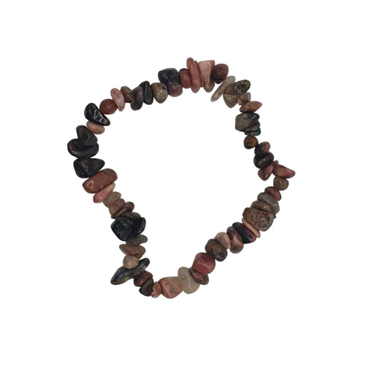 Rhodonite Chip Bracelet