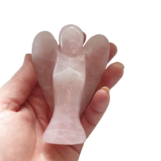 Rose Quartz Angel - 9cm