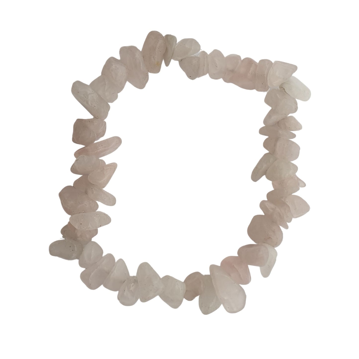 Rose Quartz Chip Bracelet