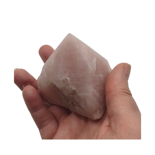 Rose Quartz Rough Polished Point A