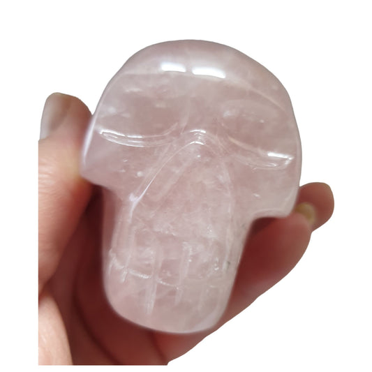 Rose Quartz Skull - 6cm