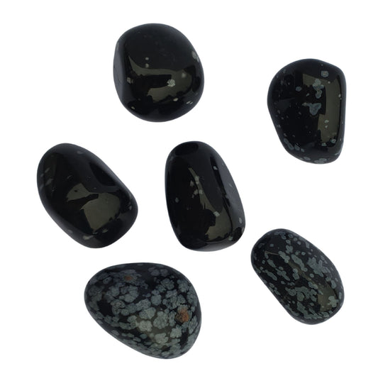 Snowflake Obsidian Tumble Stone